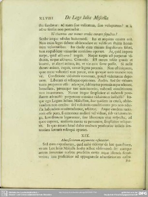 XIX. Adversariorum argumenta refutantur