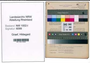 Entnazifizierung Hildegard Graef, geb. 12.12.1919 (Kaufm.Angestellte)