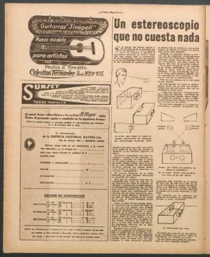Un estereoscopio que no cuesta nada