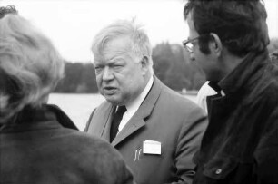 20. Tagung 1970 Chemiker; Auf dem Schiff: Werner Forßmann