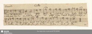 Choral. Canto