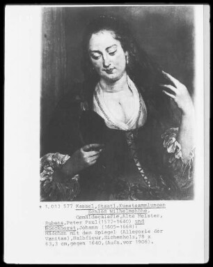Mädchen mit dem Spiegel / Allegorie der Vanitas