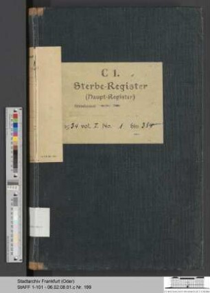 Sterberegister Stadt Frankfurt (Oder) 1934, Urkunde 1-384