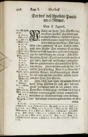 Der brif deß Apostels Paulu an di Römer.
