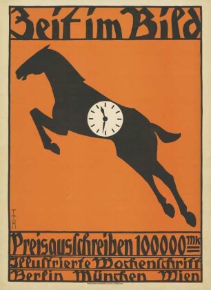 Zeit im Bild. Preisausschreiben 100000Mk. Berlin München Wien