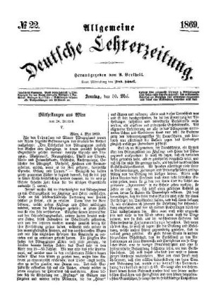 Mittheilungen aus Wien