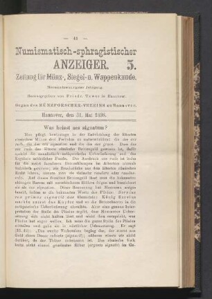 5. 31. Mai 1898