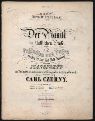 H. 3: Der Pianist im klassischen Style