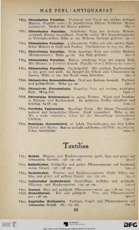 Textilien (Nr. 871-897)