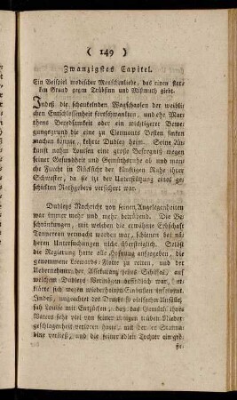 Zwanzigstes Capitel. - Vier und zwanzigstes Capitel.