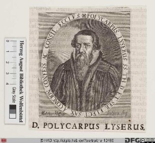 Bildnis Polycarp I Leyser (Lyserus)