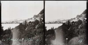 Montreux-Territet. Blick vom Hôtel des Alpes nach Westen