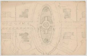 Thiersch, August ; München - Nymphenburg, Romanstr.; Wohnbebauung - Lageplan