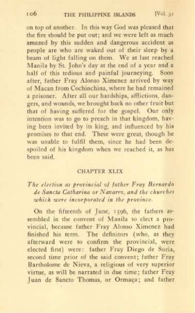 Chapter XLIX. The election as provincial of father Fray Bernardo de Sancta Catharina or Navarro, and the churches which were incorporated in the province