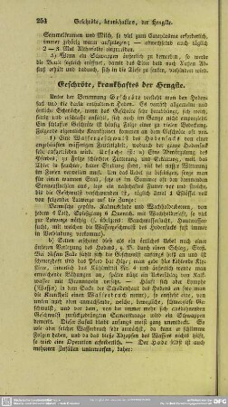 Geschröte, krankhaftes der Hengste