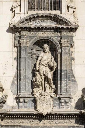Westfassade — Johannes der Täufer und Josef von Nazaret — Johannes der Täufer