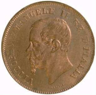 Münze, 5 Centesimi, 1861