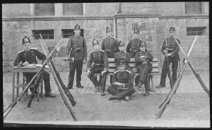 Luxemburg. Soldats de garde