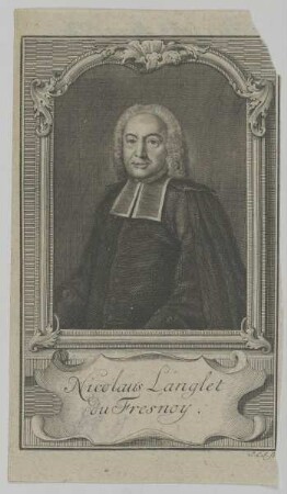 Bildnis des Nicolaus Langlet du Fresnoy