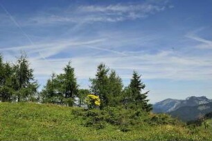 Waidring - Alpenlandschaft : Berggipfel der Tiroler Alpen bei Waidring, aufgenommen 2008