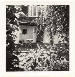 Garten Elsbeth Heddenhausen, Berlin-Zehlendorf: Wohnhaus Sitzplatz