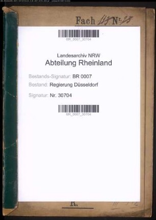 Errichtung eines Gerichtes in Remscheid