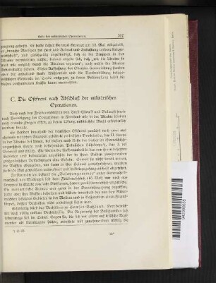 C. Die Ostfront nach Abschluß der militärischen Operationen.