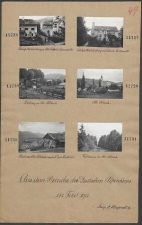 Schloß Herbstenburg in Toblach: Gartenseite
