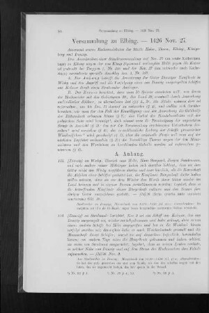 Versammlung zu Elbing. - 1426 Nov. 27.