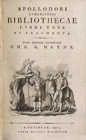Apollodori Atheniensis Bibliothecae libri tres et fragmenta