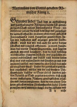 Herrn Georgns Herrn Lienharts Sons noch merere dienst weder hievor außgangen, volgen hernach