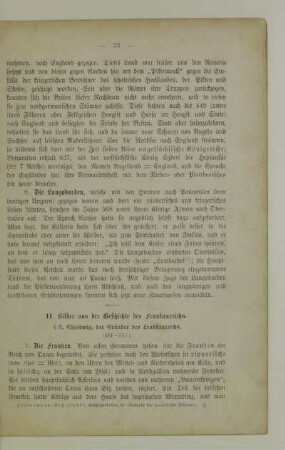 II. Bilder aus der Geschichte des Frankenreiches