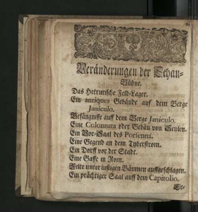 [Die Schauplätze.]