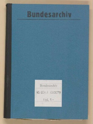 Amtsgericht München. - Protokolle und Verfügungen bezüglich NSDAP - Grundsatzmaterial. - Satzungen und Richtlinien der NSDAP