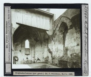 Gollub, Burg : Kapelle (ruinös)