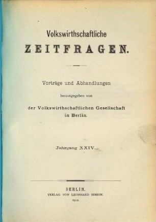 Handel und Genossenschaftswesen : nach dem in der Volkswirthschaftlichen Gesellschaft in Berlin am 12. März 1902 gehaltenen Vortrag