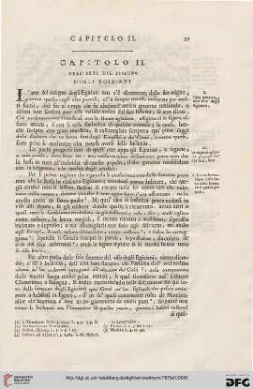 Capitolo II: Dell'arte del disegno degli Egiziani