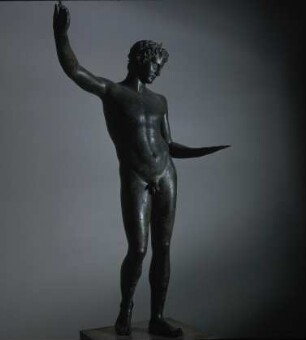 Athen, Hermes von Marathon, 1925 aus dem Meer. Reifes Werk des Praxiteles, 4. Jh. v. Chr. AM 15118
