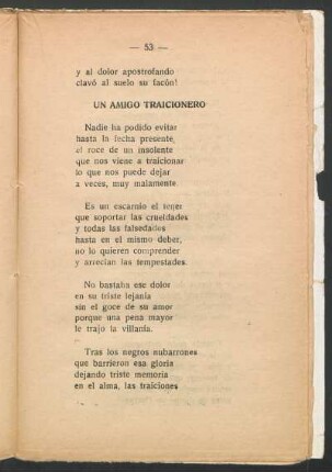 Un amigo traicionero