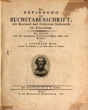 Die Erfindung der Buchstabenschrift
