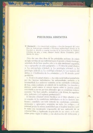 Psicología argentina