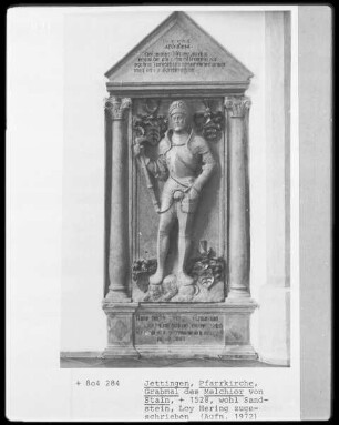 Epitaph des Melchior von Stain (gestorben 1528)