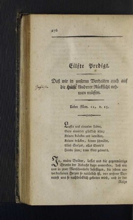 Eilfte Predigt.