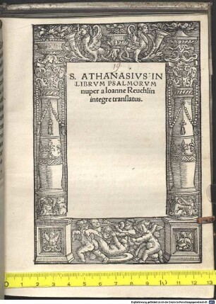 Athanasius in librum Psalmorum