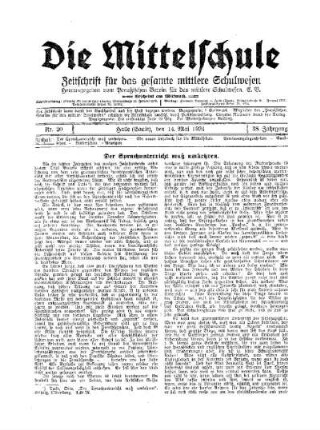 Der Sprachunterricht muß umkehren