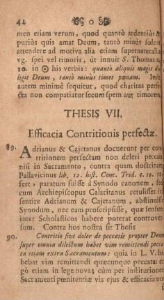 Thesis VII. Efficacia contritionis perfectæ.