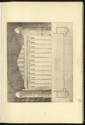 Wettbewerbsentwurf zu einer Ballonhalle der Luftschiffbau-Zeppelin G. m. b. H. / 2. Preis / Vorderansicht