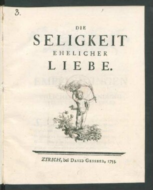 Die Seligkeit Ehelicher Liebe