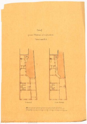 Wohnhaus Wimmel II, Berlin-Mitte: Grundriss EG, 1. OG