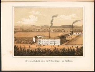 Orleansfabrik von E. F. Könitzer in Zittau